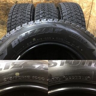 BS BLIZZAK DM-V2 215/70R16 16インチ スタッドレス 4本 2016年製 デリカD:5 アウトランダー RAV4 クルーガー等　(TA330) クレジットカード QR決済可能