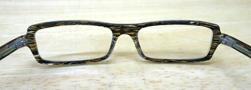 alain mikli メガネフレーム A0019-13 度入り 茶/緑系 めがね 眼鏡