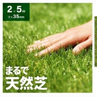 芝生ロール 人工 芝 幅200cm×長さ200cm 芝丈3.5c...