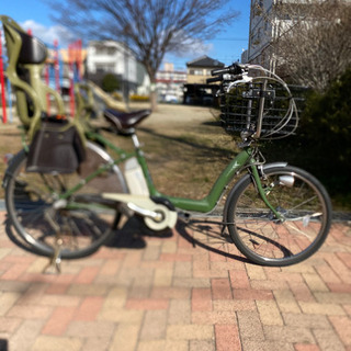 ブリヂストン電動アシスト自転車　二人乗せOK