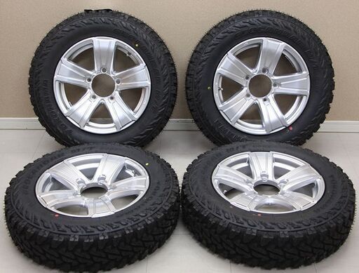 ジムニー 175 80r16 ヨコハマ Geolandar M T G003 ホイール付 16 5 5j Et22 T1501kxxy こだわりや 北見店 北見のタイヤ ホイールの中古あげます 譲ります ジモティーで不用品の処分