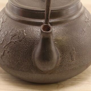 南部福盛堂 松竹梅鉄瓶 茶器 骨董 縁起物 MADE IN JAPAN 伝統工芸