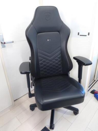 【取りに来てくれた方は割引】Noblechairs HERO ノーブルチェア ヒーロー ゲーミングチェア オフィスチェア PUレザー ブラック