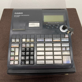 カシオ/CASIO 電子レジスター 15部門 取扱説明書付き TE-2300