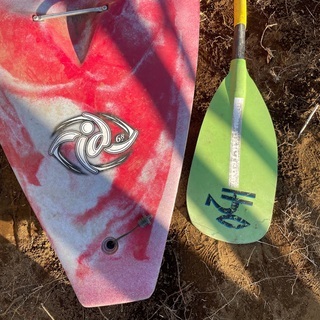 リバーカヤック　フリースタイルカヤック　ダガー　id6.8 パドル付き