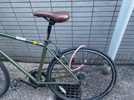 クロスバイク　緑色