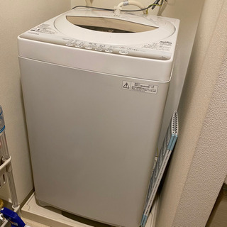 【ネット決済】東芝　洗濯機　AW5G-2 ホワイト　5kg 美品