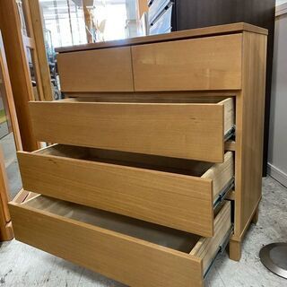 商談中【愛品館 江戸川店】無印　チェスト　タンス　ID:155-017334-007　配送可