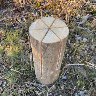 未乾燥 スウェーデントーチ 森のキャンドル 広葉樹玉薪