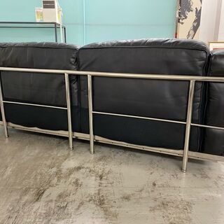 商談中【愛品館 江戸川店】カッシーナ　リプロダクト　本革ソファ　2Pソファ　ID:150-046368-007　配送可