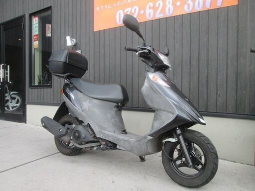 ☆8万円 アドレスV125G セル1 実働車☆スズキ シールド&トップケース ☆8万円 アドレスV125G セル1 実働車☆スズキ シールド&トップケース