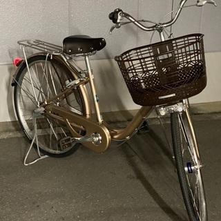 BRIDGESTONE アルミーユ・ベルト 26インチ LEDオートライト 3段変速 美品