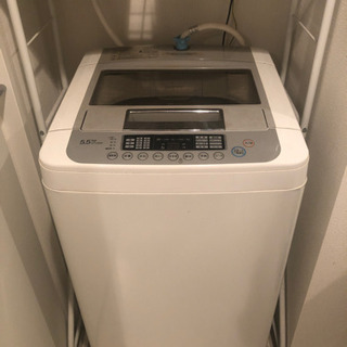 LG 5.5kg 洗濯機 収納ケース付き