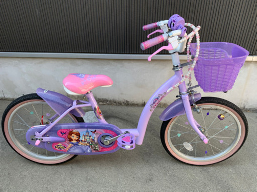子供用　18インチ自転車（プリンセスソフィア限定モデル）