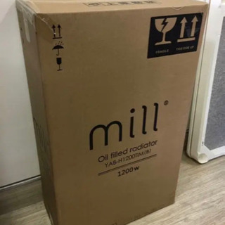 新品未開封!山善 mill オイルヒーター YAB-H1200TIM(B