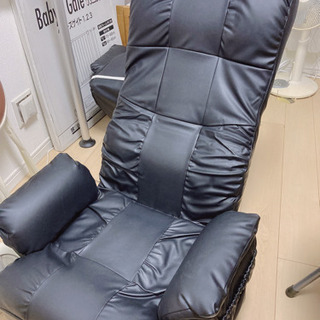 【値下げ】ニトリ　座椅子　新品カバー付き　