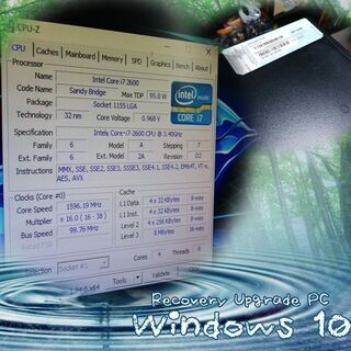くまねず《姫路》(Win10)☆超高速SSD搭載☆満足の i7-2600 3.40GHz超 