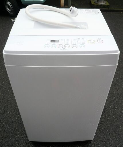 ☆ノジマ NOJIMA エルソニック ELSONIC EM-L50S2 5.0kg 全自動洗濯機◆2019年製・黒カビを抑えて清潔