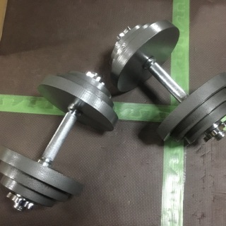 フィットネス、トレーニング 【ダンベル40kg（20kg×2）色々な重量に 
