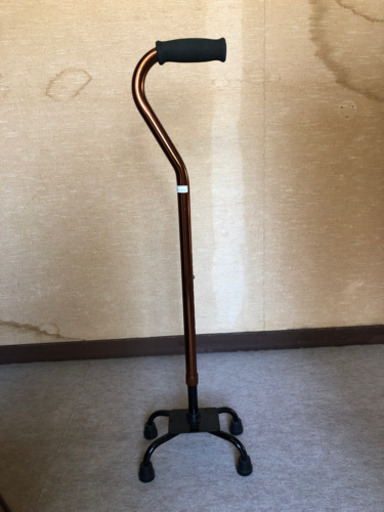 【美品】四つ足　杖　つえ　介護