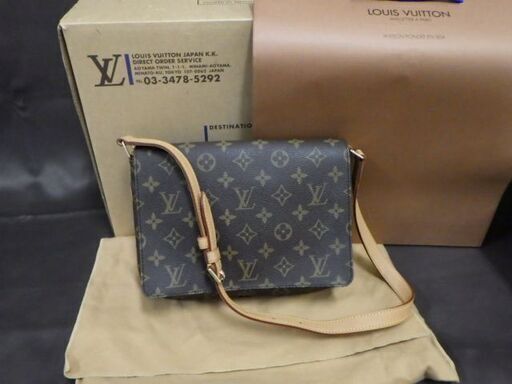 美品　Louis Vuitton　ルイ・ヴィトン　モノグラム　ミュゼットタンゴ　M51257　ショルダーバッグ　￥71,280税込