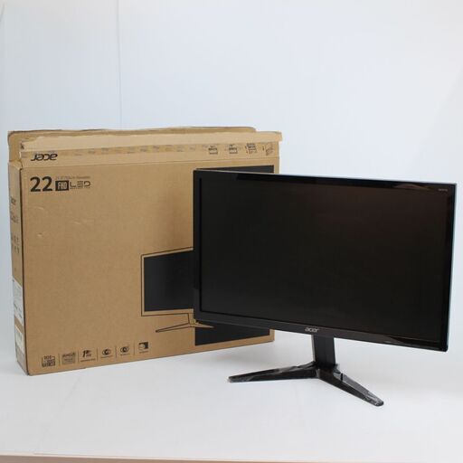 T322)★美品★Acer 液晶モニター KG221Q 22型 箱付き TV 2018年製