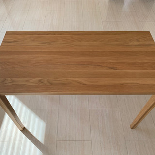 木製デスク・オーク材 無印良品
