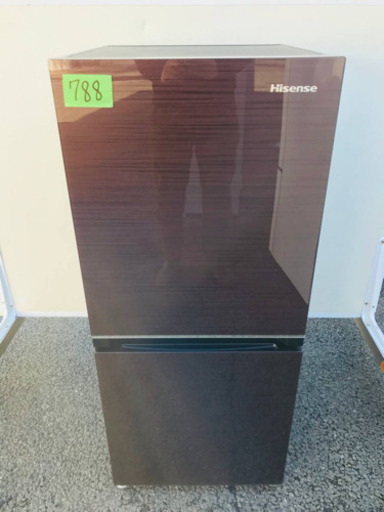 ①✨高年式✨788番 Hisense✨2ドア冷凍冷蔵庫✨HR-G13B-BR‼️