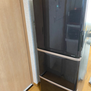 SHARP 冷蔵庫 SJ-PW31Y-T 314L ブラック 旭川 2014年製 SHARP 3ドア