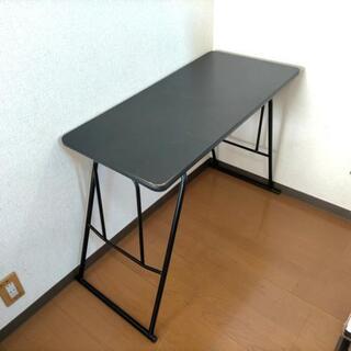 折り畳みテーブル◆木製天板◆焦げ茶色◆配送設置可能!! 