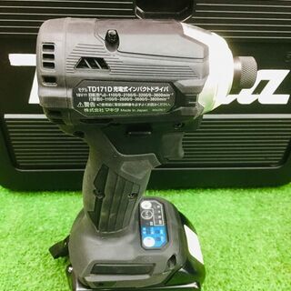 中古美品 makita マキタ TD171DRGXB 充電式インパクトドライバー