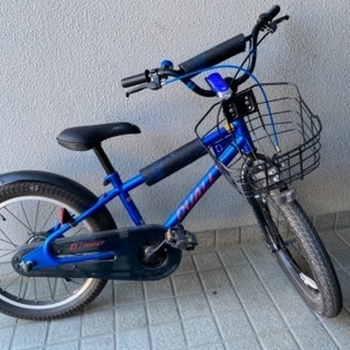 【ネット決済】子供用自転車ブルー20インチ　中古　使用期間少なめ