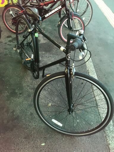 【リサイクルショップどりーむ荒田店】No382 11582N 自転車　クロスバイク　W.STAGE　中古　２８インチ　ギア切換え　6速切換え リサイクルショップどりーむ荒田店】No382 11582N 自転車 クロスバイク