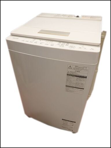 動作品/東芝◆ZABOON/AW-7D6◆全自動式洗濯機/7kg/グランホワイト 2018年製
