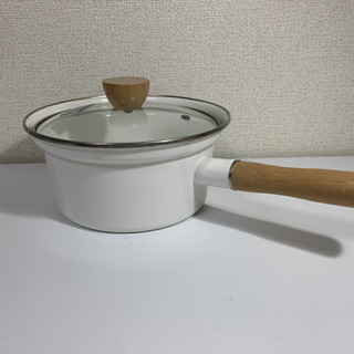 ホーロー　片手鍋(約18cm)