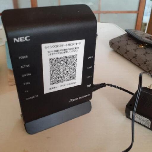 箱なしルーターコンセント付き美品新品に近いほど使用していません型番はNEC