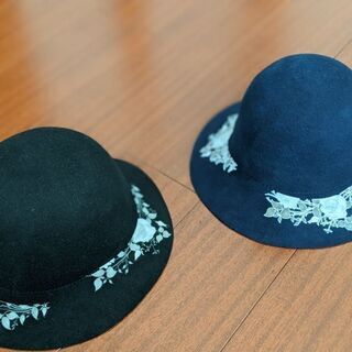 【ネット決済】【女性用帽子2個】新品未使用 コスプレ素材などにも！ 