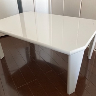 【ネット決済】500円　折り畳みローテーブル　ホワイト