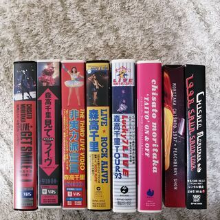 森高千里VHSビデオ（8本セット）