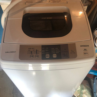 洗濯機　2018年製 日立　5キロ