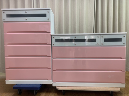 タンス 白 ピンク 収納 女の子 箪笥 家具 セットあり チェスト Gaki6444 浦添の家電の中古あげます 譲ります ジモティーで不用品の処分