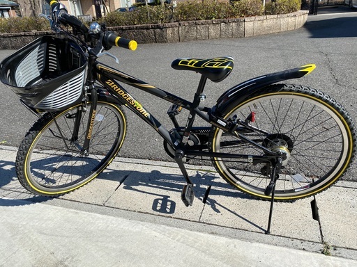 ブリヂストン　子供用自転車　24インチ　イエロー