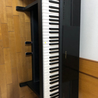 【ネット決済】電子ピアノ　キーボード　黒　ELEPIAN COL...