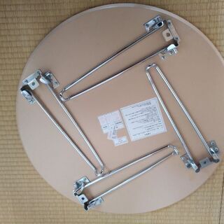 ニトリ/折りたたみ丸テーブル