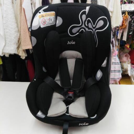 joie チルト  黒×グレー×花柄  ジョイー チャイルドシート 固定式  新生児