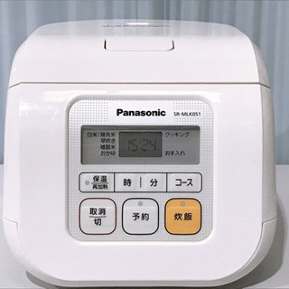 ③Panasonic 電子ジャー炊飯器 SR-ML051-W [...
