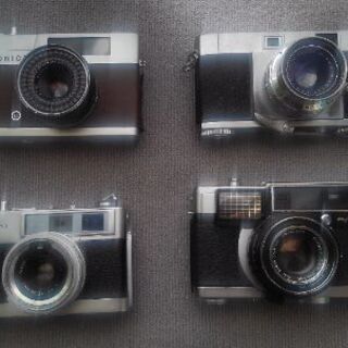 古いフィルムカメラ4台