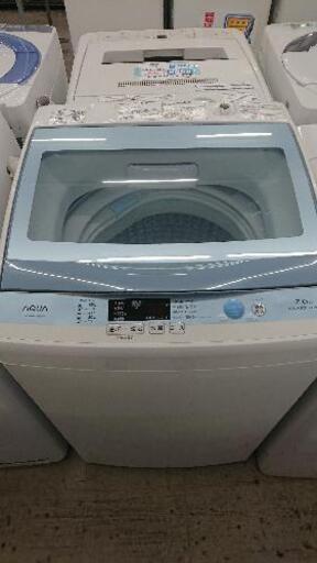 【クリーニング＆動作確認済】AQUA（アクア）全自動洗濯機「AQW-GS70E」（2016年製）