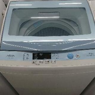  【クリーニング＆動作確認済】AQUA（アクア）全自動洗濯機「A...