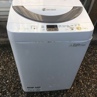 シャープ 洗濯機 ES-GE55N-S 5.5kg 穴なし槽 A...